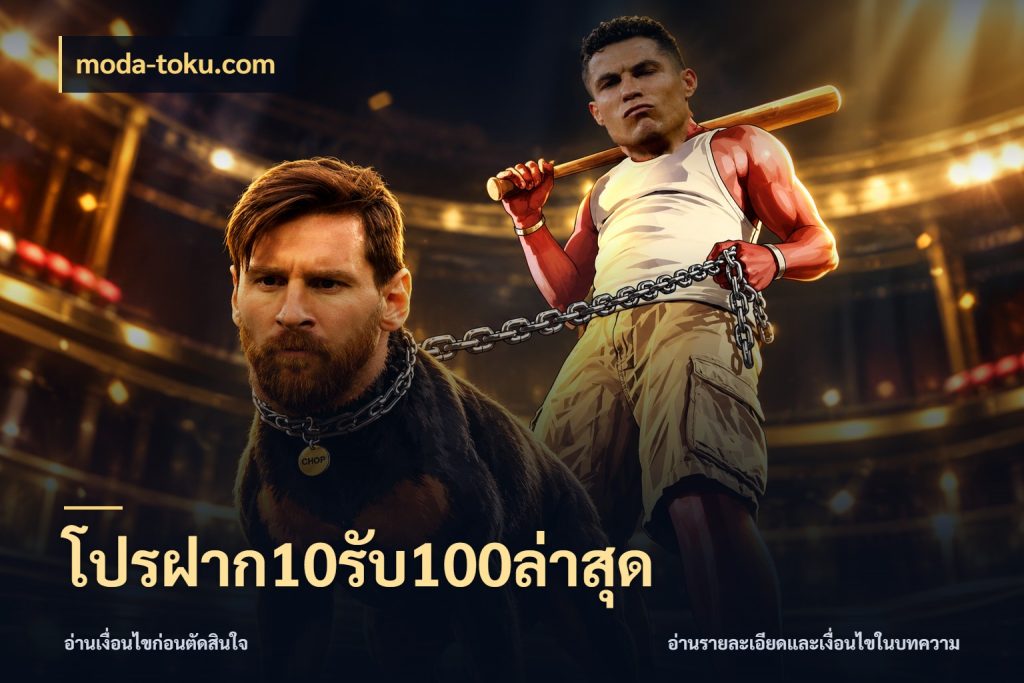 โปรฝาก10รับ100ล่าสุด จับคู่โบนัสกับสไตล์เกมที่ชอบ กับ moda-toku.com
