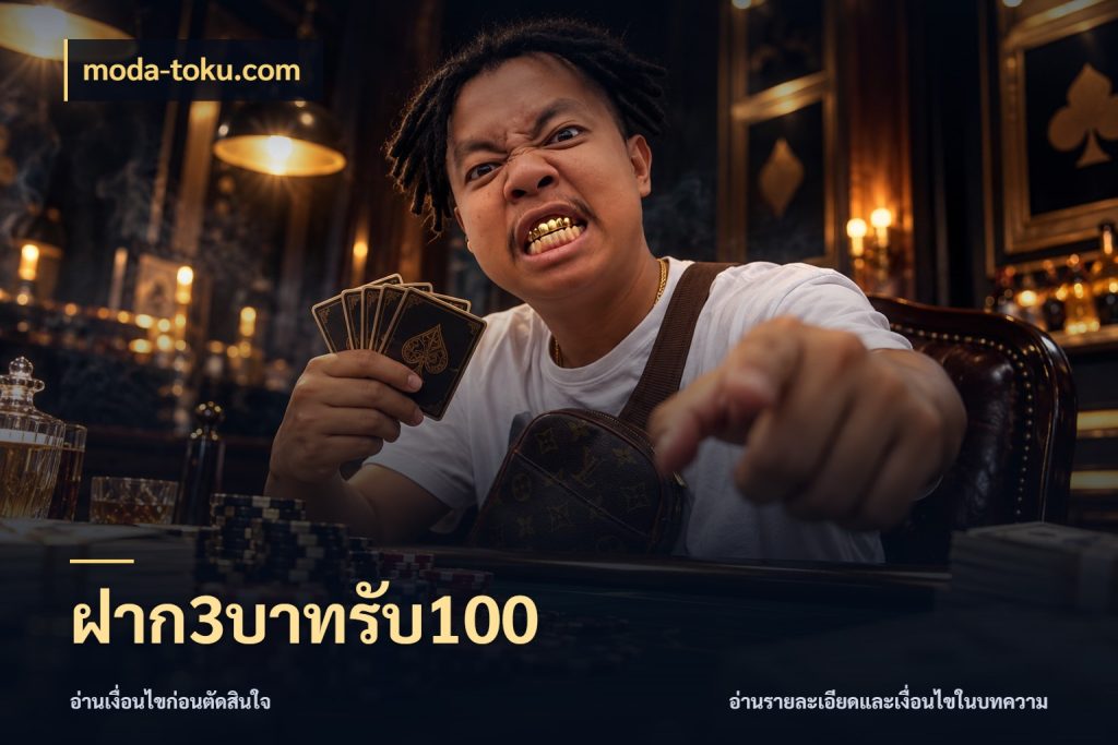ฝาก3บาทรับ100 จับคู่โบนัสกับสไตล์เกมที่ชอบ สไตล์ moda-toku.com