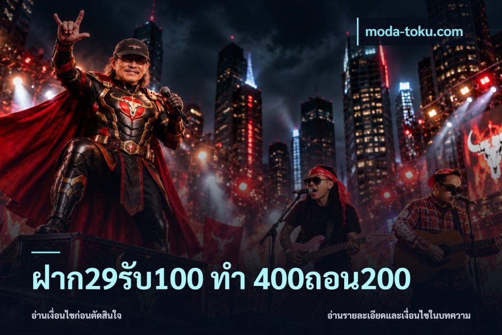 ฝาก29รับ100 ทํา 400ถอน200