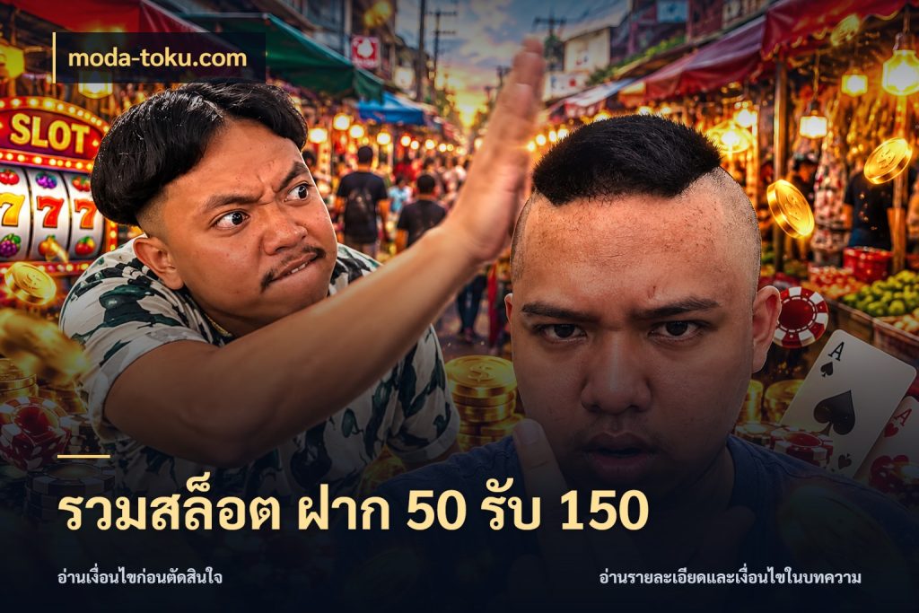รวมสล็อต ฝาก 50 รับ 150 สนุกกับตัวเลือกโปรในสไตล์ของคุณ กับ moda-toku.com