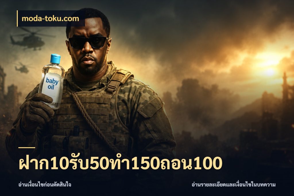 ฝาก10รับ50ทํา150ถอน100 จับคู่โบนัสกับสไตล์เกมที่ชอบ ในมุม moda-toku.com