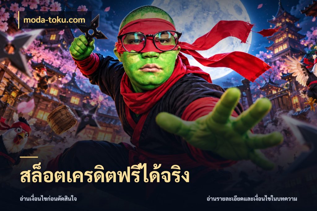 สล็อตเครดิตฟรีได้จริง เครดิตฟรีในมุมที่สายโบนัสสนใจ สไตล์ moda-toku.com