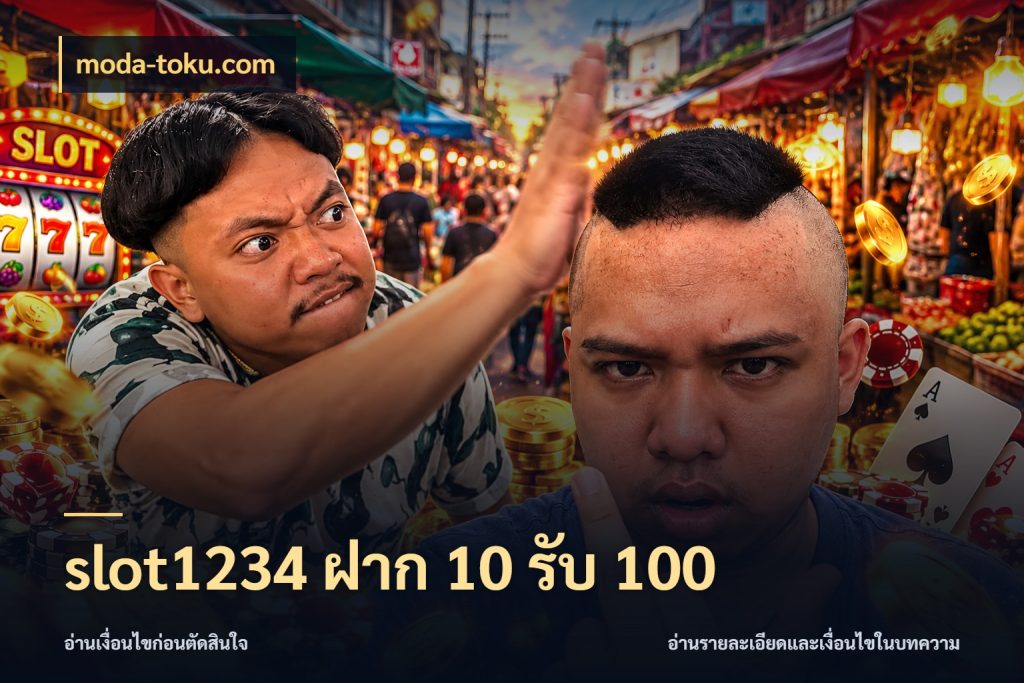 slot1234 ฝาก 10 รับ 100 moda-toku.com เปิดมุมโปรให้เข้ากับเกมแนวโปรด