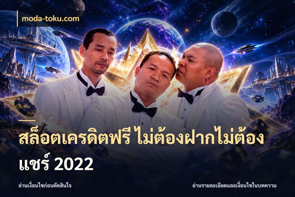 สล็อตเครดิตฟรี ไม่ต้องฝากไม่ต้องแชร์ 2022 moda-toku.com เครดิตฟรีกับจังหวะลุ้นที่คุณเลือก