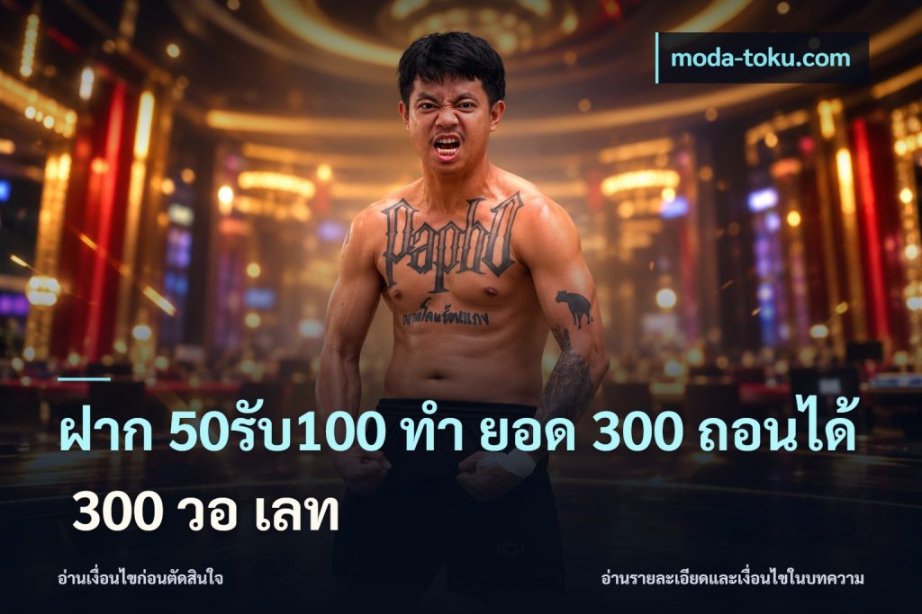 ฝาก 50รับ100 ทํา ยอด 300 ถอนได้ 300 วอ เลท