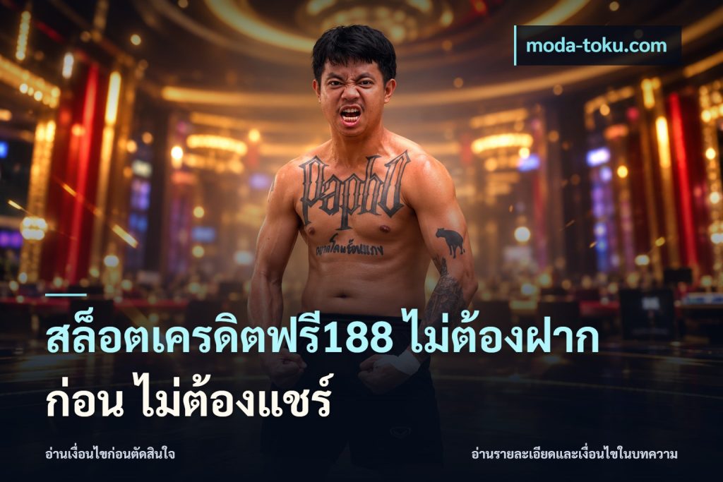 สล็อตเครดิตฟรี188 ไม่ต้องฝาก ก่อน ไม่ต้องแชร์