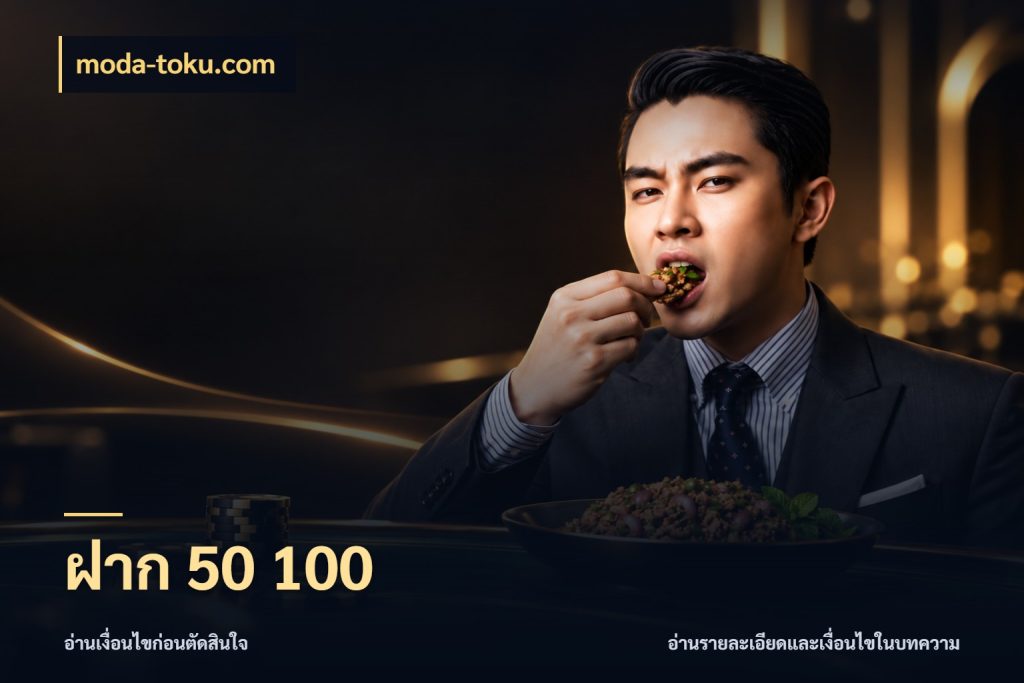 ฝาก 50 100 เลือกสไตล์จากยอดและรูปแบบที่ตรงใจ ในมุม moda-toku.com