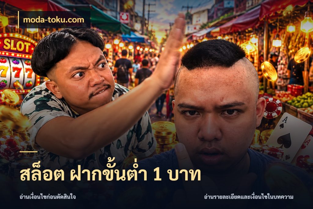 สล็อต ฝากขั้นต่ำ 1 บาท มุมสนุกของคนที่กำหนดขอบเขตตัวเอง กับ moda-toku.com