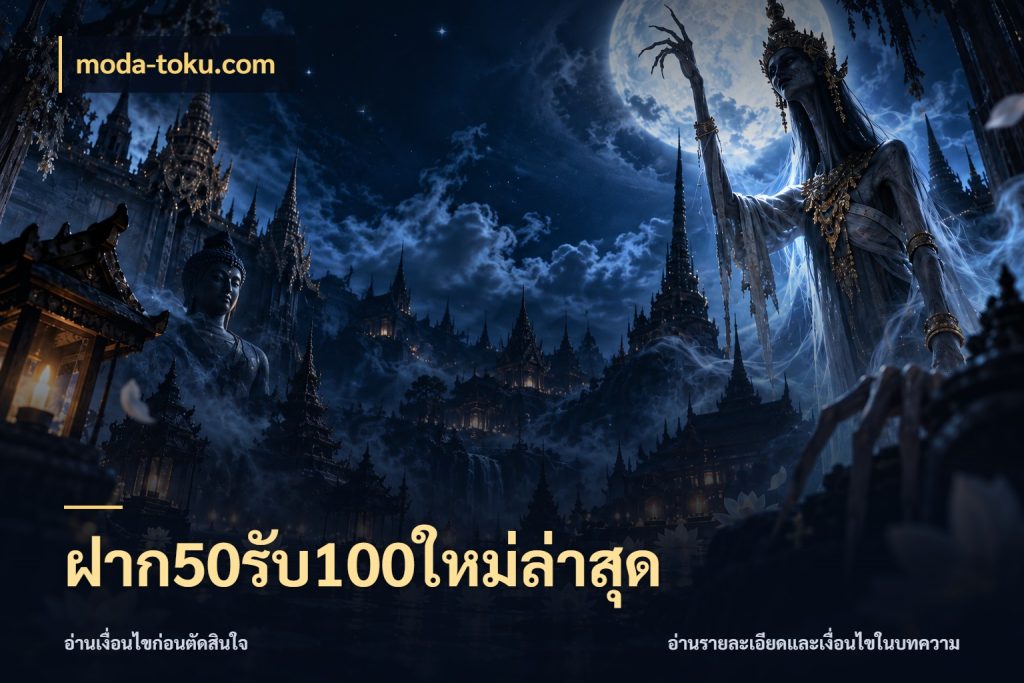 ฝาก50รับ100ใหม่ล่าสุด สนุกกับตัวเลือกโปรในสไตล์ของคุณ สไตล์ moda-toku.com