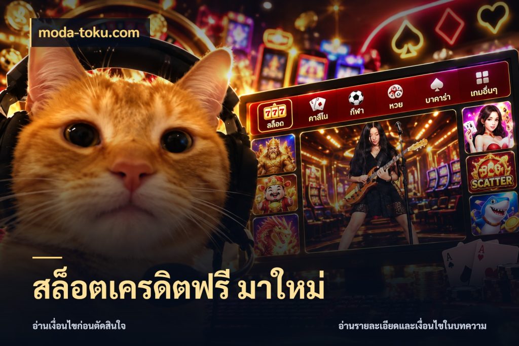 สล็อตเครดิตฟรี มาใหม่ moda-toku.com จากชื่อเครดิตฟรีสู่ความสนุกที่เข้าใจได้