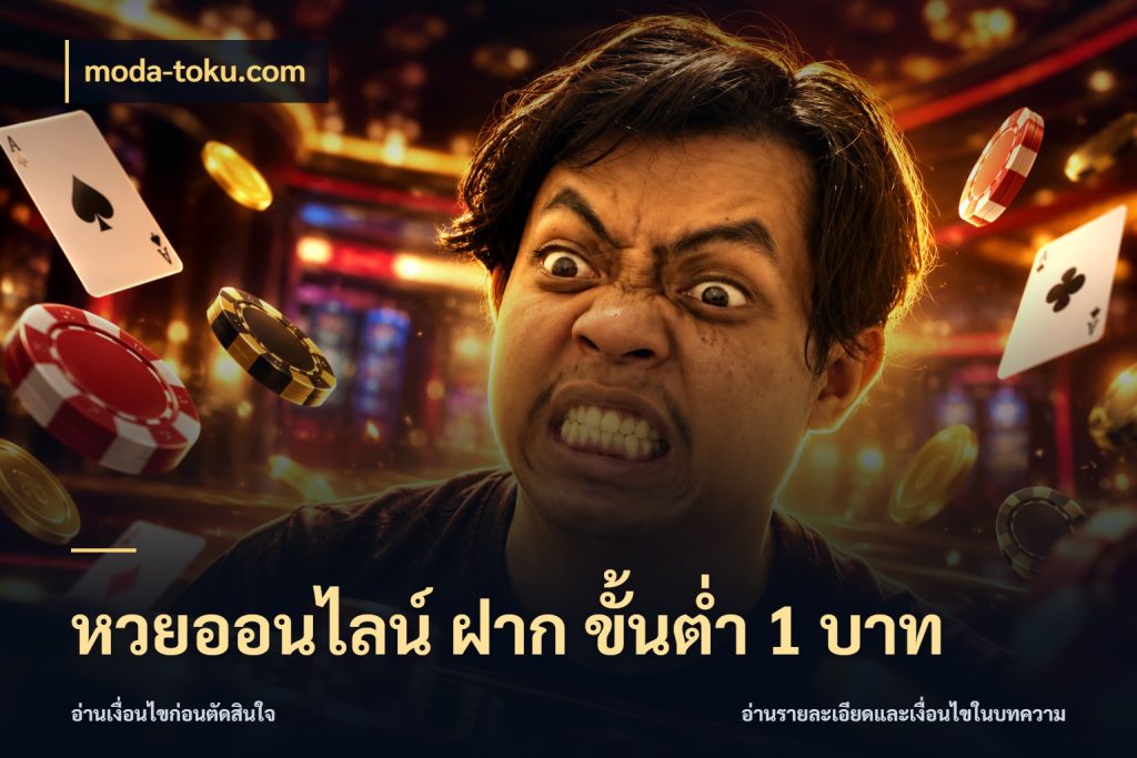 หวยออนไลน์ ฝาก ขั้นต่ำ 1 บาท moda-toku.com สายหวยเลือกจังหวะให้พอดีกับตัวเอง