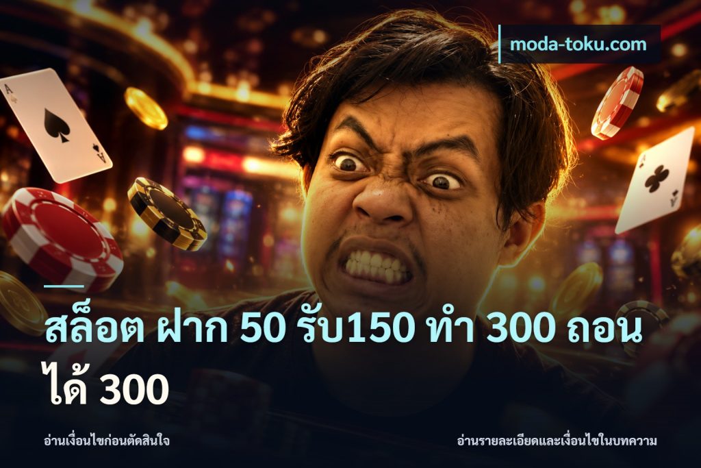 สล็อต ฝาก 50 รับ150 ทํา 300 ถอนได้ 300
