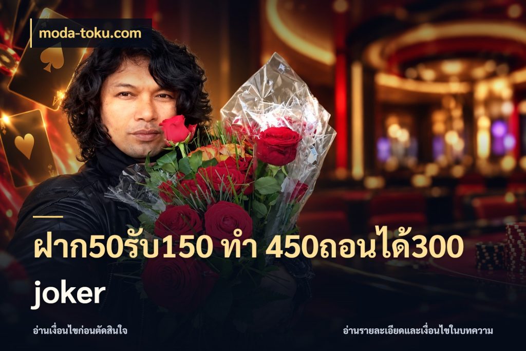 ฝาก50รับ150 ทํา 450ถอนได้300 joker สนุกกับตัวเลือกโปรในสไตล์ของคุณ สไตล์ moda-toku.com