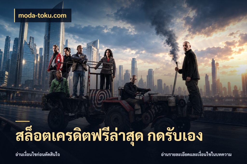 สล็อตเครดิตฟรีล่าสุด กดรับเอง จับมุมเด่นของเครดิตฟรีให้ตรงใจ กับ moda-toku.com