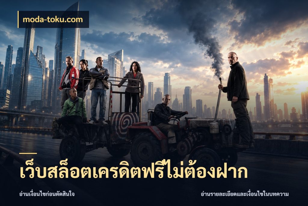 เว็บสล็อตเครดิตฟรีไม่ต้องฝาก รู้จักยอดและขอบเขตของเครดิตฟรี กับ moda-toku.com
