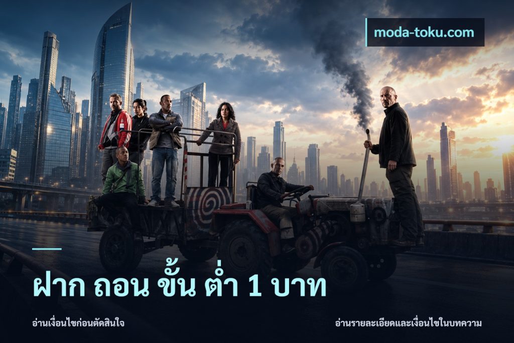 ฝาก ถอน ขั้น ต่ำ 1 บาท