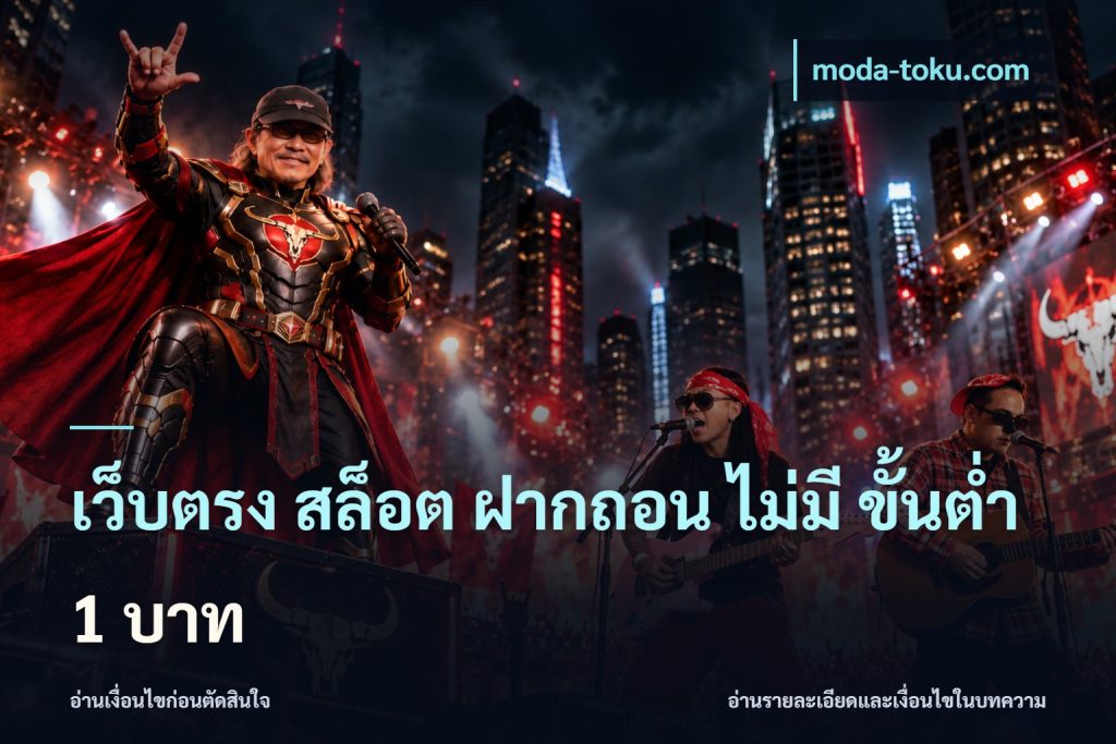 เว็บตรง สล็อต ฝากถอน ไม่มี ขั้นต่ํา 1 บาท