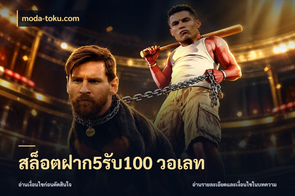 สล็อตฝาก5รับ100 วอเลท สนุกกับตัวเลือกโปรในสไตล์ของคุณ กับ moda-toku.com