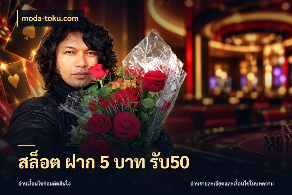 สล็อต ฝาก 5 บาท รับ50 เครดิตกับรูปแบบโปรที่ตรงใจ ในมุม moda-toku.com