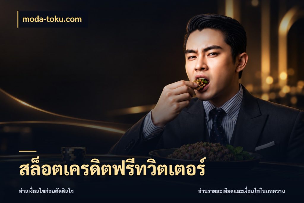 สล็อตเครดิตฟรีทวิตเตอร์ สีสันของเครดิตฟรีและเกมแนวที่ชอบ กับ moda-toku.com