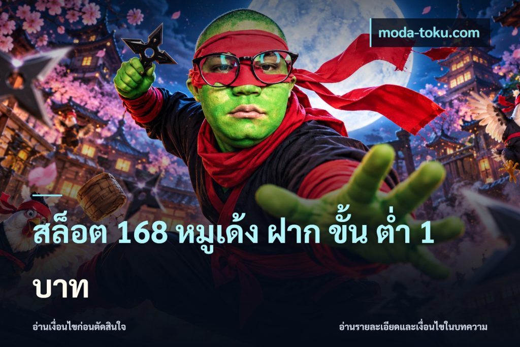 สล็อต 168 หมูเด้ง ฝาก ขั้น ต่ำ 1 บาท