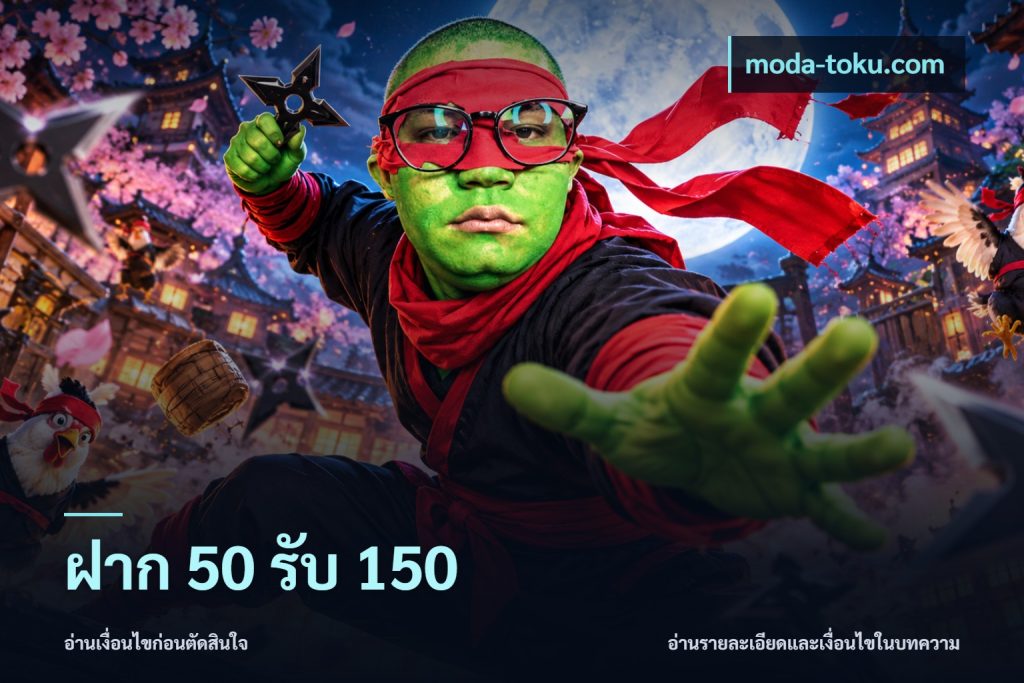 ฝาก 50 รับ 150