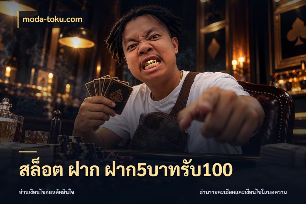 สล็อต ฝาก ฝาก5บาทรับ100 สนุกกับตัวเลือกโปรในสไตล์ของคุณ กับ moda-toku.com