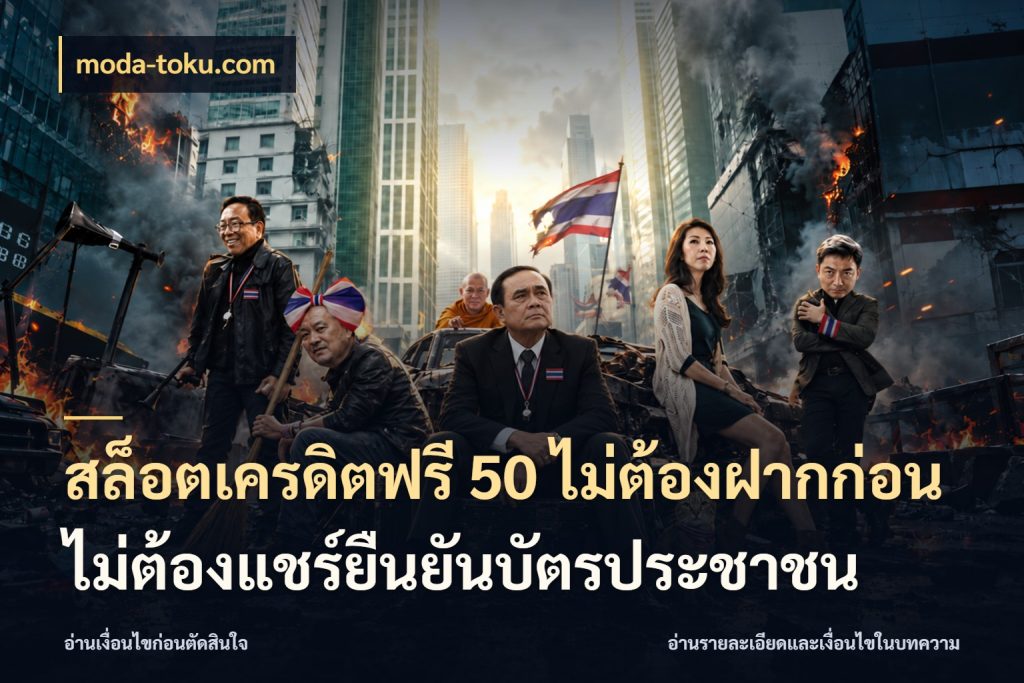 สล็อตเครดิตฟรี 50 ไม่ต้องฝากก่อนไม่ต้องแชร์ยืนยันบัตรประชาชน เครดิตฟรีกับจังหวะลุ้นที่คุณเลือก สไตล์ moda-toku.com