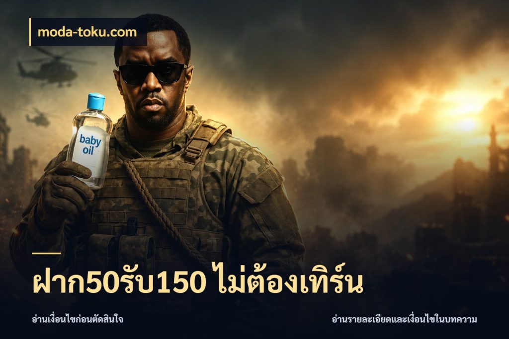 ฝาก50รับ150 ไม่ต้องเทิร์น สายโบนัสเลือกจังหวะสนุกได้อย่างไร ในมุม moda-toku.com