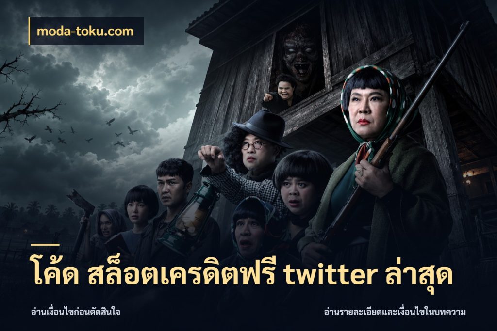 โค้ด สล็อตเครดิตฟรี twitter ล่าสุด รู้จักยอดและขอบเขตของเครดิตฟรี สไตล์ moda-toku.com