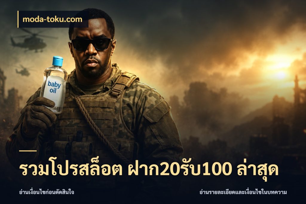 รวมโปรสล็อต ฝาก20รับ100 ล่าสุด จับคู่โบนัสกับสไตล์เกมที่ชอบ ในมุม moda-toku.com