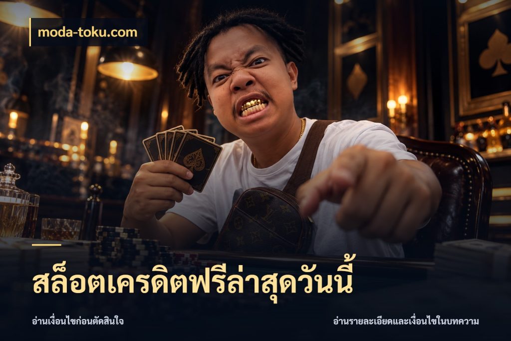 สล็อตเครดิตฟรีล่าสุดวันนี้ เครดิตฟรีกับจังหวะลุ้นที่คุณเลือก สไตล์ moda-toku.com