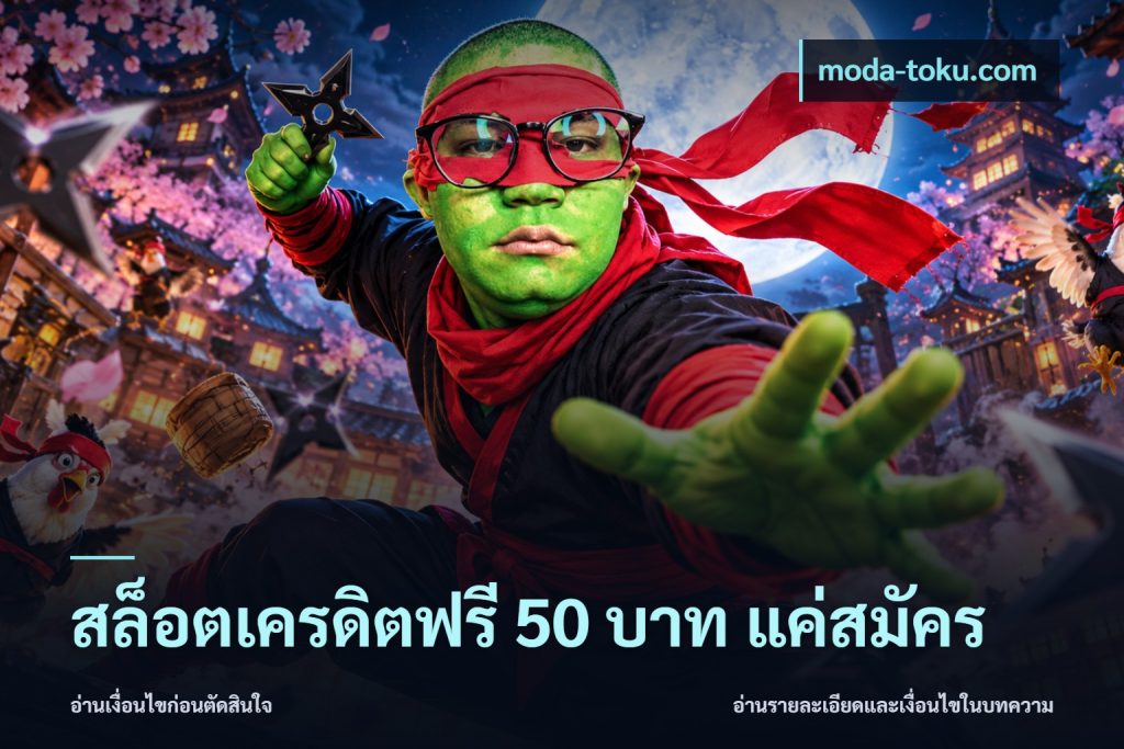 สล็อตเครดิตฟรี 50 บาท แค่สมัคร