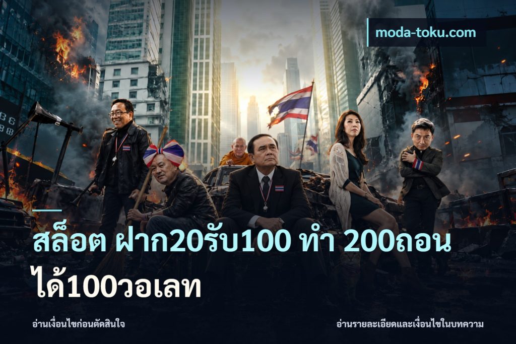 สล็อต ฝาก20รับ100 ทํา 200ถอนได้100วอเลท