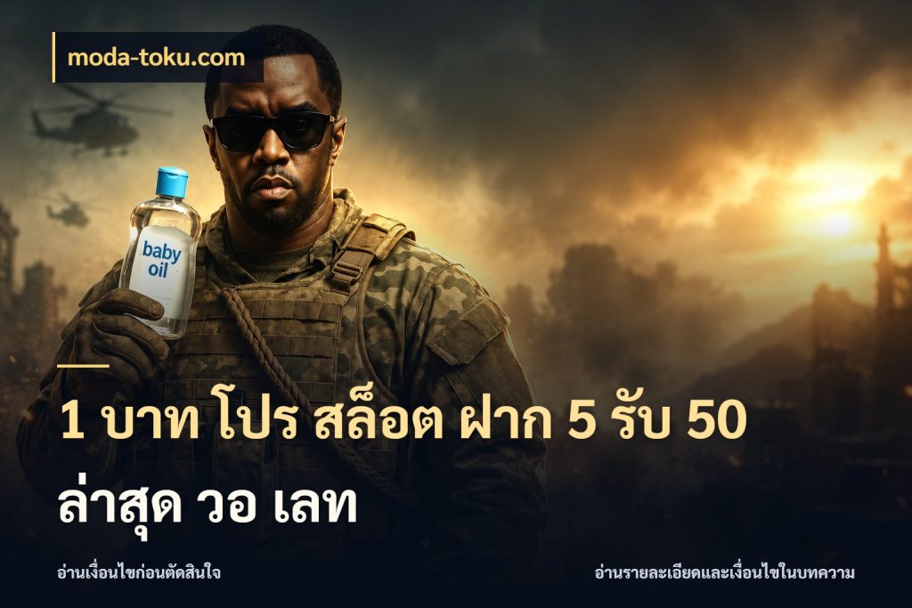 1 บาท โปร สล็อต ฝาก 5 รับ 50 ล่าสุด วอ เลท โปรกับเกมที่ชอบเลือกให้ตรงสไตล์ ในมุม moda-toku.com