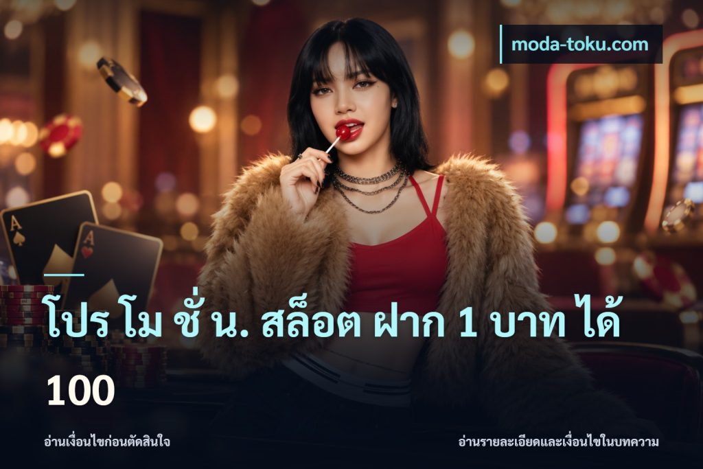 โปร โม ชั่ น. สล็อต ฝาก 1 บาท ได้ 100