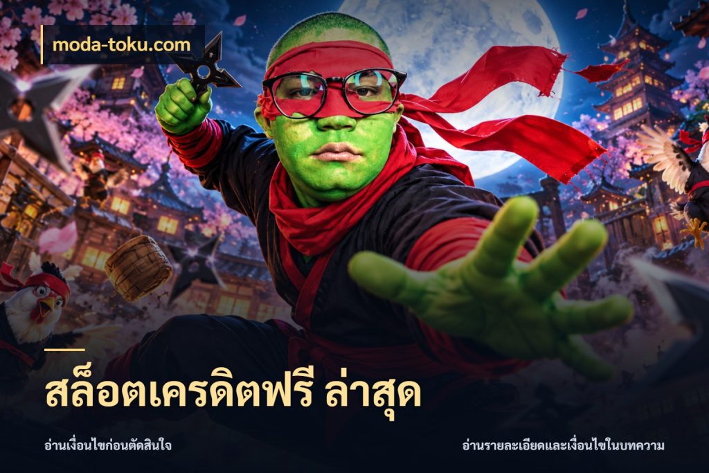 สล็อตเครดิตฟรี ล่าสุด moda-toku.com ชนิดเครดิตกับสิทธิ์ที่คุณอยากรู้