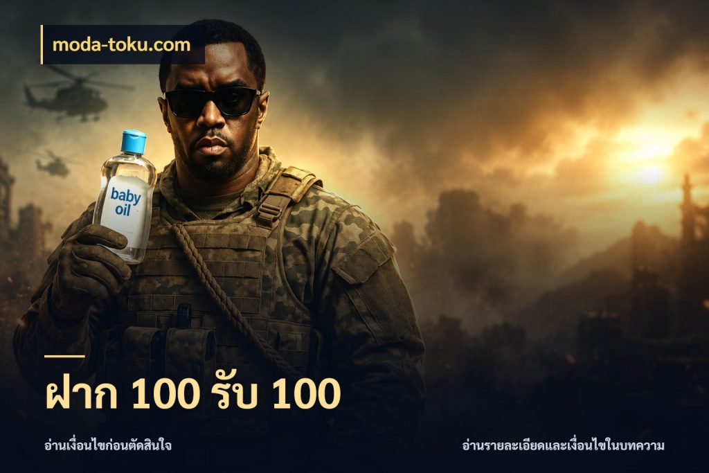 ฝาก 100 รับ 100 เปิดมุมโปรให้เข้ากับเกมแนวโปรด ในมุม moda-toku.com