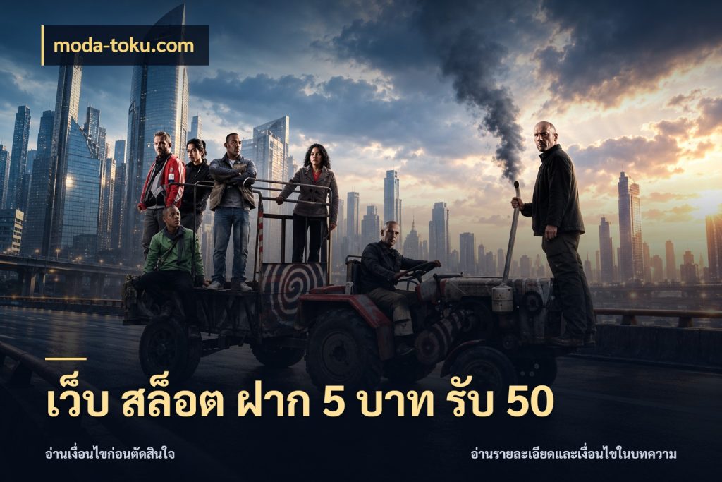 เว็บ สล็อต ฝาก 5 บาท รับ 50 เปิดมุมโปรให้เข้ากับเกมแนวโปรด สไตล์ moda-toku.com