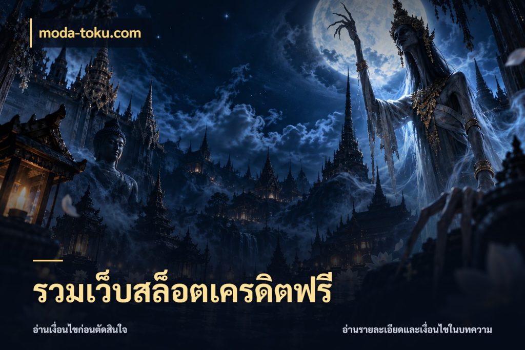 รวมเว็บสล็อตเครดิตฟรี เปิดประเด็นเครดิตฟรีสำหรับคนชอบลุ้น ในมุม moda-toku.com