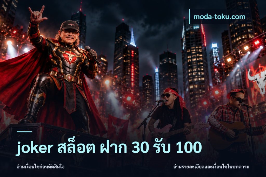 joker สล็อต ฝาก 30 รับ 100