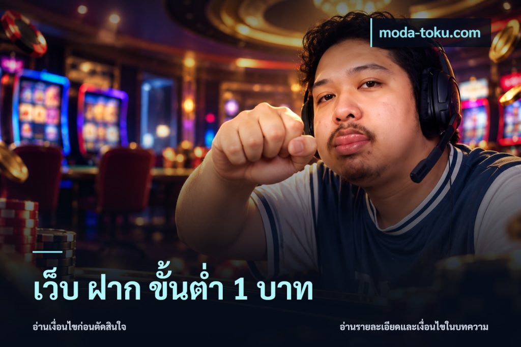 เว็บ ฝาก ขั้นต่ำ 1 บาท
