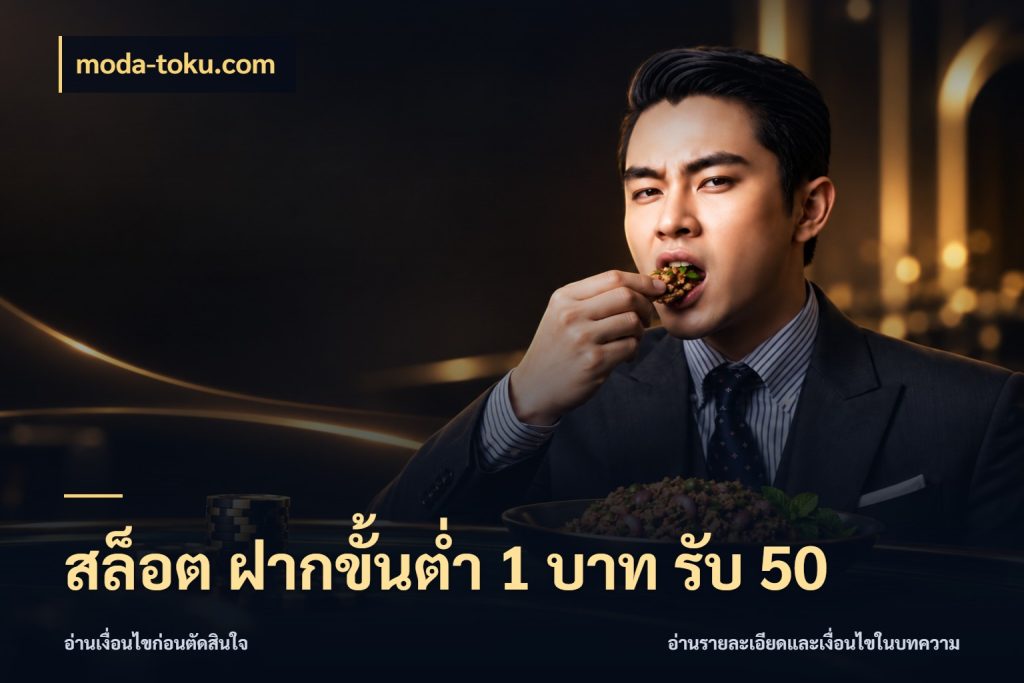 สล็อต ฝากขั้นต่ำ 1 บาท รับ 50 สายโบนัสเลือกจังหวะสนุกได้อย่างไร สไตล์ moda-toku.com