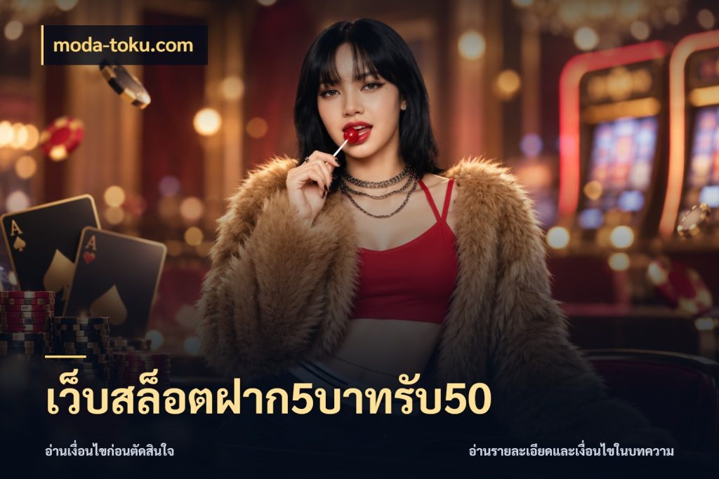 เว็บสล็อตฝาก5บาทรับ50 moda-toku.com เครดิตกับรูปแบบโปรที่ตรงใจ