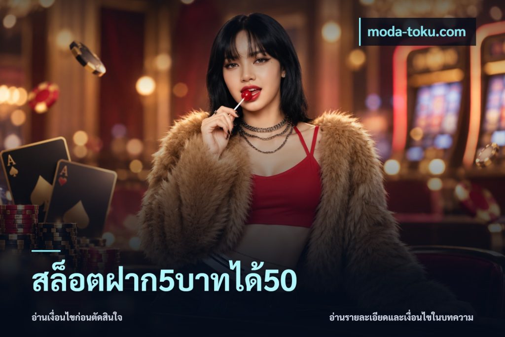 สล็อตฝาก5บาทได้50