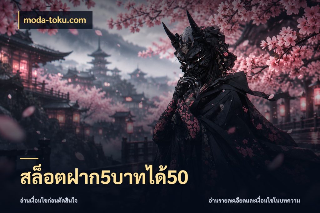 สล็อตฝาก5บาทได้50 สายโบนัสเลือกจังหวะสนุกได้อย่างไร ในมุม moda-toku.com