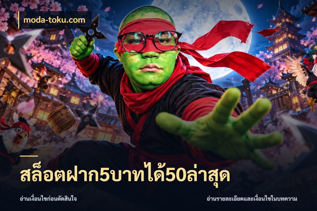 สล็อตฝาก5บาทได้50ล่าสุด จับประเด็นยอดรับก่อนเลือกความสนุก กับ moda-toku.com