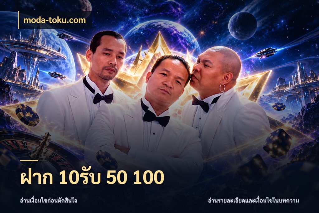 ฝาก 10รับ 50 100 จับคู่โบนัสกับสไตล์เกมที่ชอบ กับ moda-toku.com