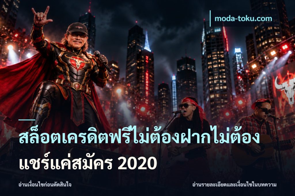 สล็อตเครดิตฟรีไม่ต้องฝากไม่ต้องแชร์แค่สมัคร 2020
