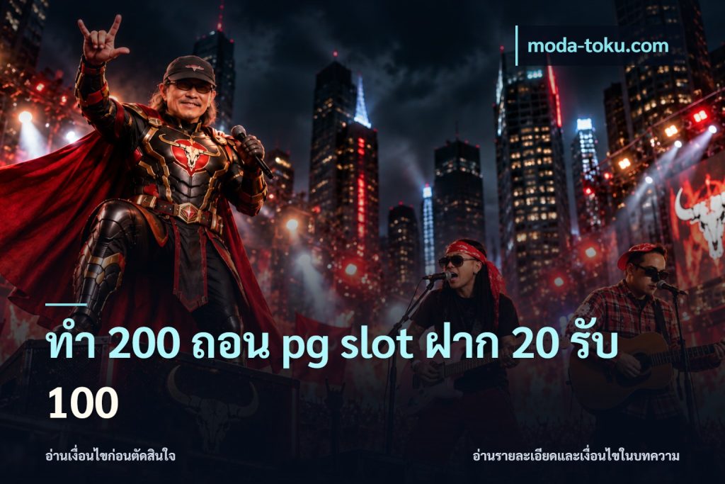 ทํา 200 ถอน pg slot ฝาก 20 รับ 100